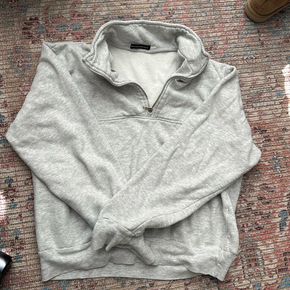 brandy melville quarter zip